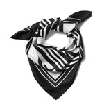 Silk scarf Jet Black