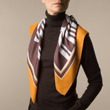 Silk scarf Acorn