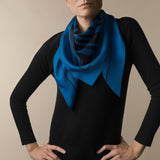 Silk scarf Carbon
