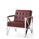 Stratum Armchair Burgundy