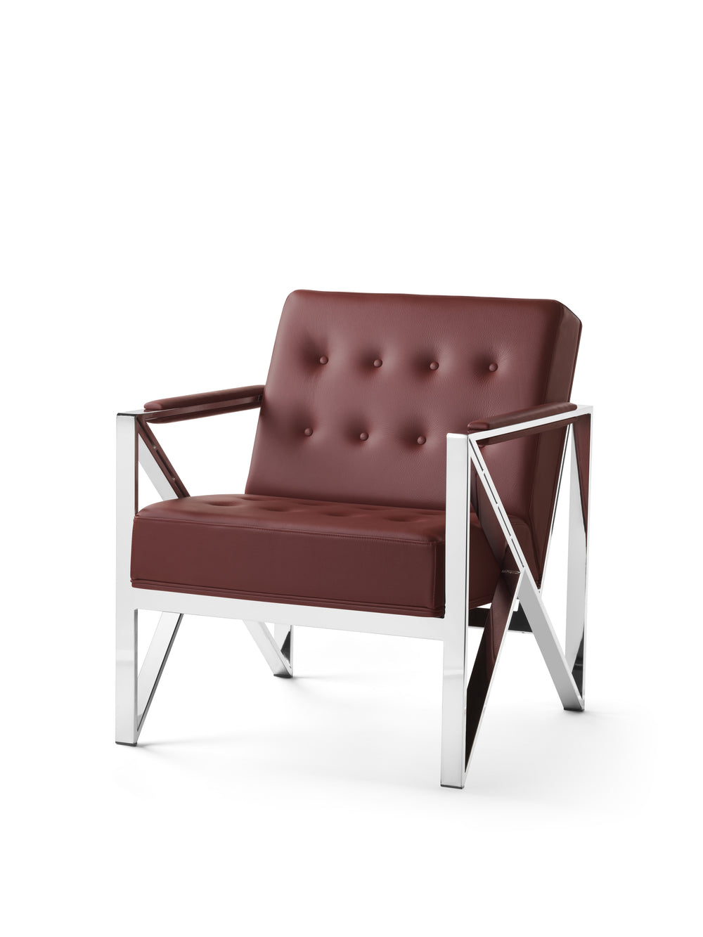 Stratum Armchair Burgundy